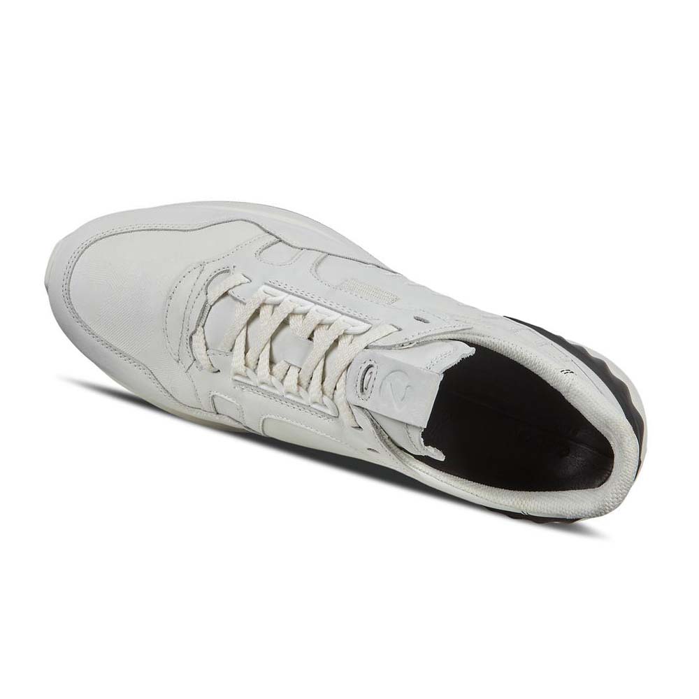 Men's Ecco Astir Sneakers White | Canada 594JPQ